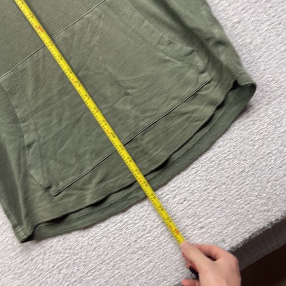 American Eagle Pullover Henley Hooded Long Sleeve Shirt Mens M Military Green - Picture 12 of 16